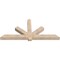 Ekena Millwork Kennewick Smooth Timber Gable Bracket, Douglas Fir, 84"W x 38"H x 5 1/2"D x 5 1/2"F, 11/12 Pitch GBW084X38X0606KEN00SDF - alternate 2